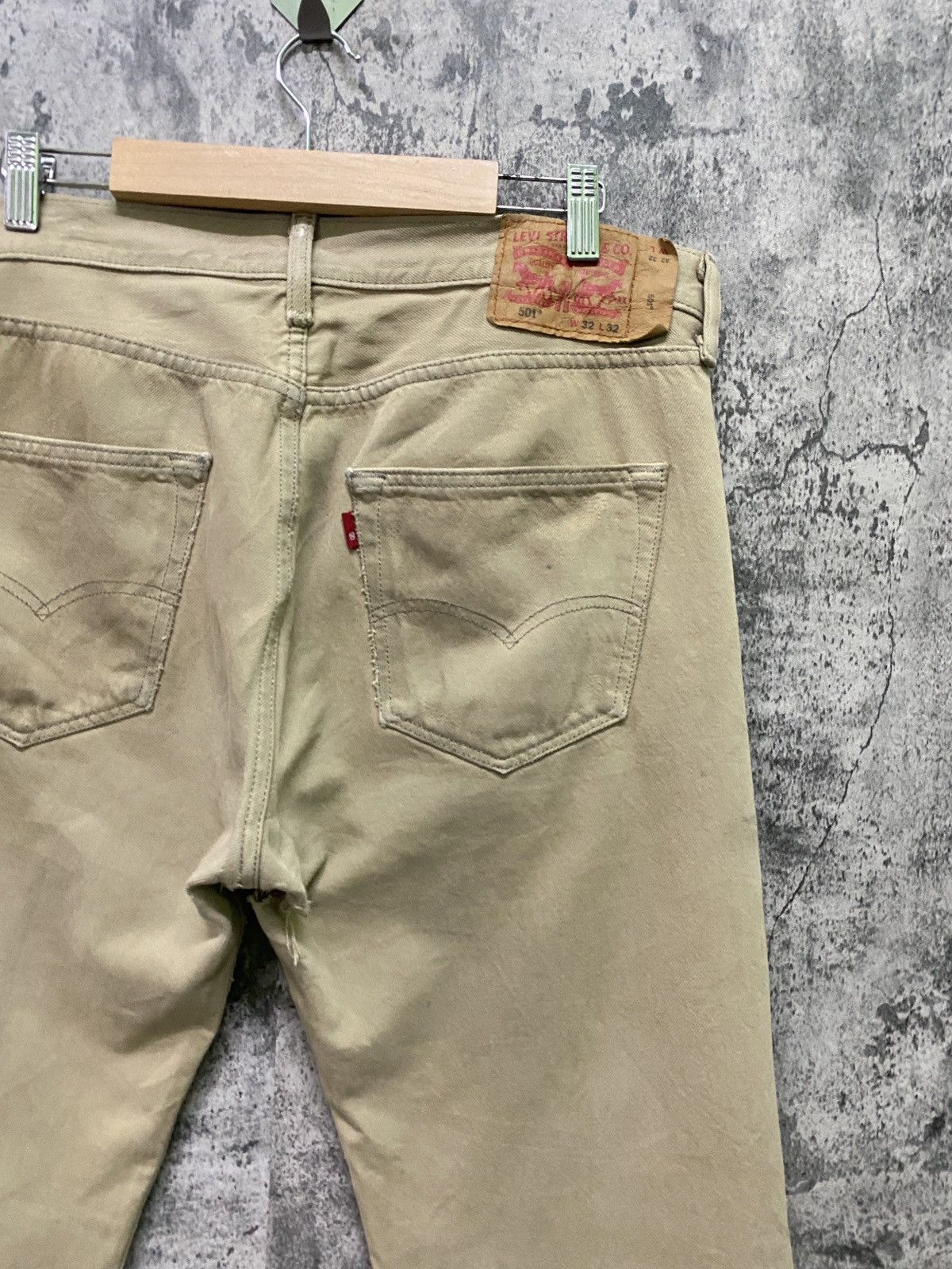 Levi's × Vintage Vintage LEVIS 501 Single R Distressed Denim - L69 Size US 34 / EU 50 - 16 Thumbnail