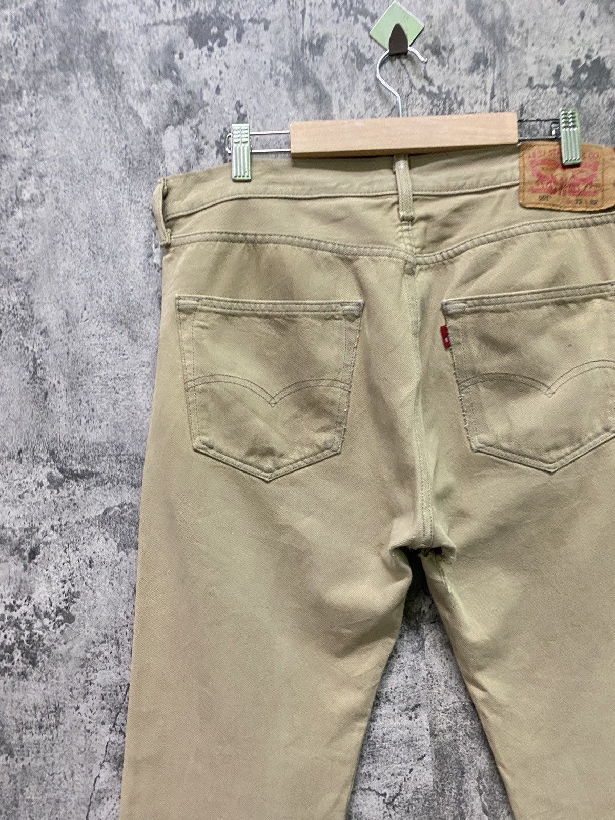 Levi's × Vintage Vintage LEVIS 501 Single R Distressed Denim - L69 Size US 34 / EU 50 - 13 Thumbnail