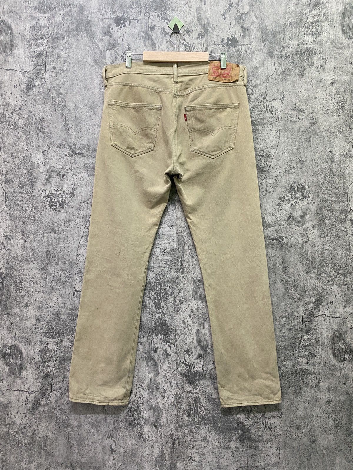 Levi's × Vintage Vintage LEVIS 501 Single R Distressed Denim - L69 Size US 34 / EU 50 - 2 Thumbnail