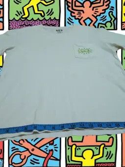 Keith Haring 🔥NEW YEAR DEALS🔥KEITH HARING SINGLE POCKET TSHIRT Size US M / EU 48-50 / 2 - 7 Thumbnail