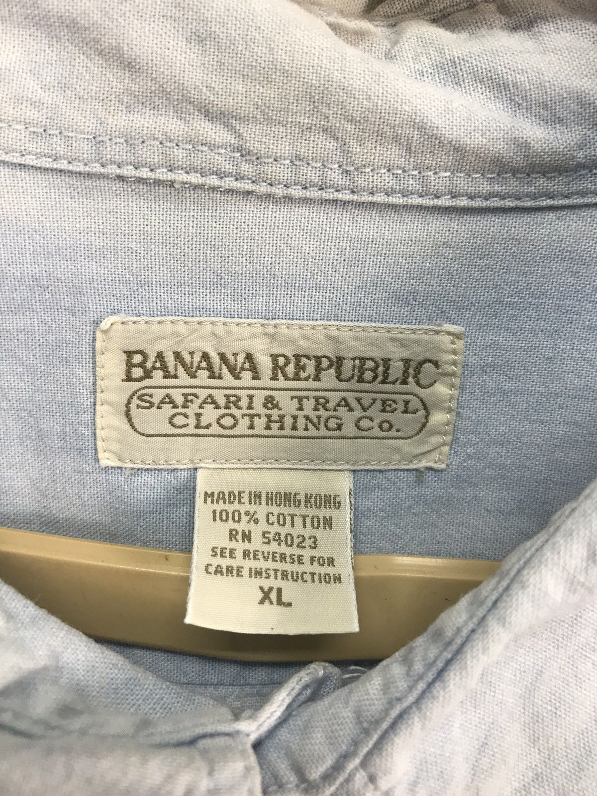 Banana Republic × Vintage Banana republic button up distressed shirt short sleeve Size US XL / EU 56 / 4 - 3 Thumbnail