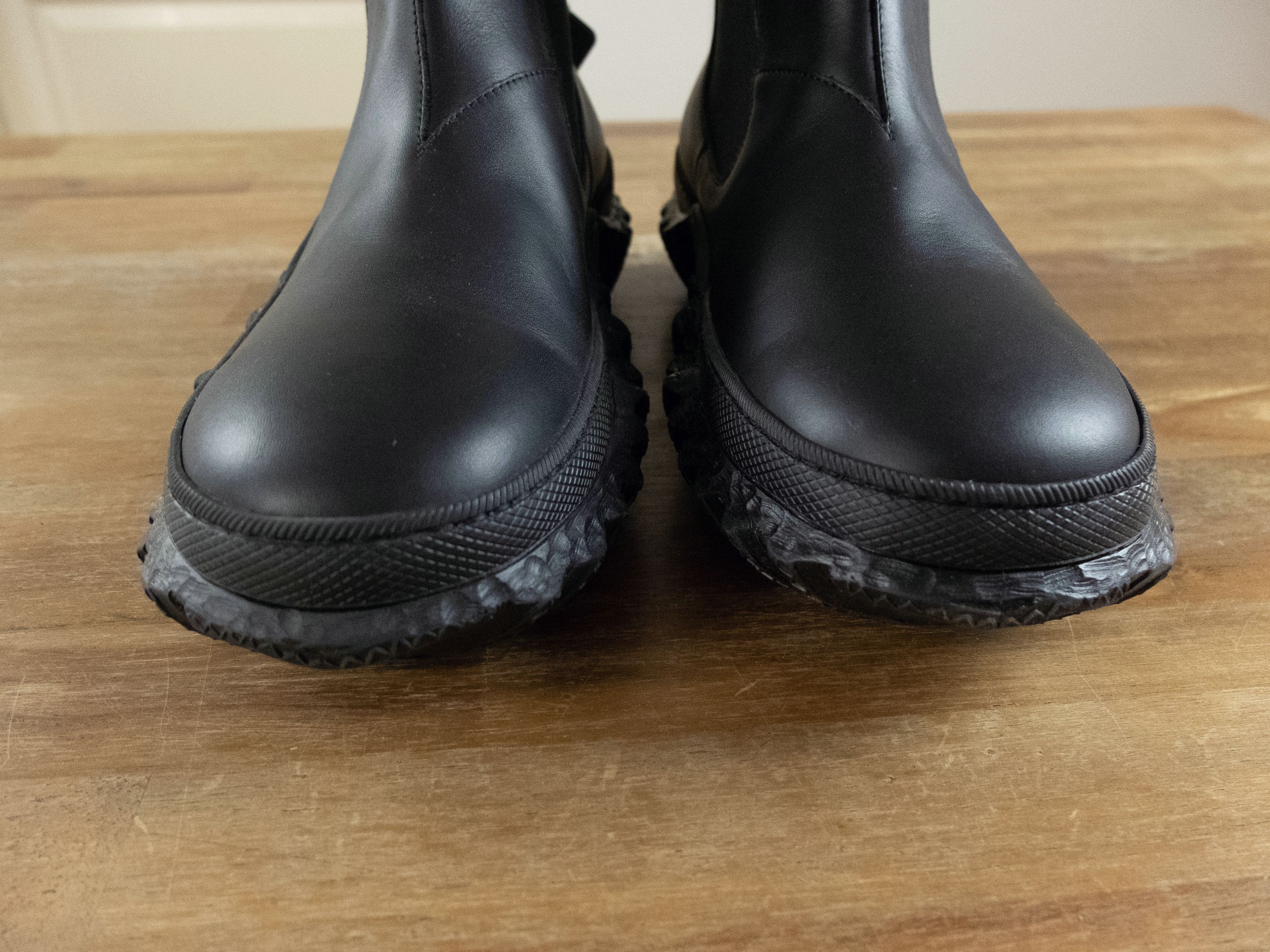 Marni MARNI black chunky sole leather Chelsea ankle boots 11 41 Size US 11 / IT 41 - 3 Thumbnail
