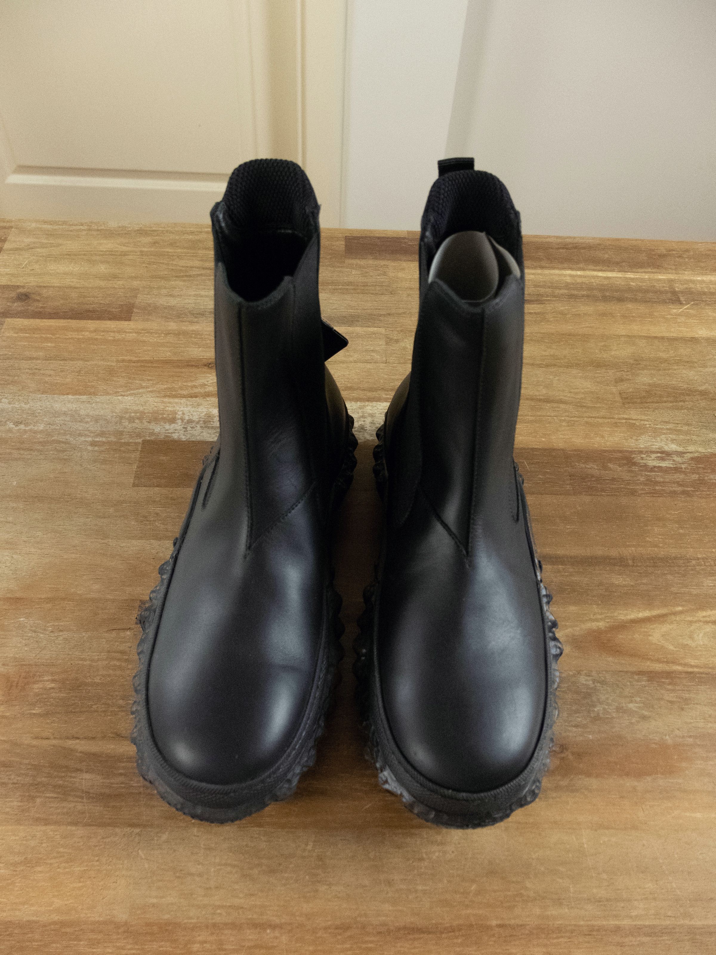Marni MARNI black chunky sole leather Chelsea ankle boots 11 41 Size US 11 / IT 41 - 2 Thumbnail