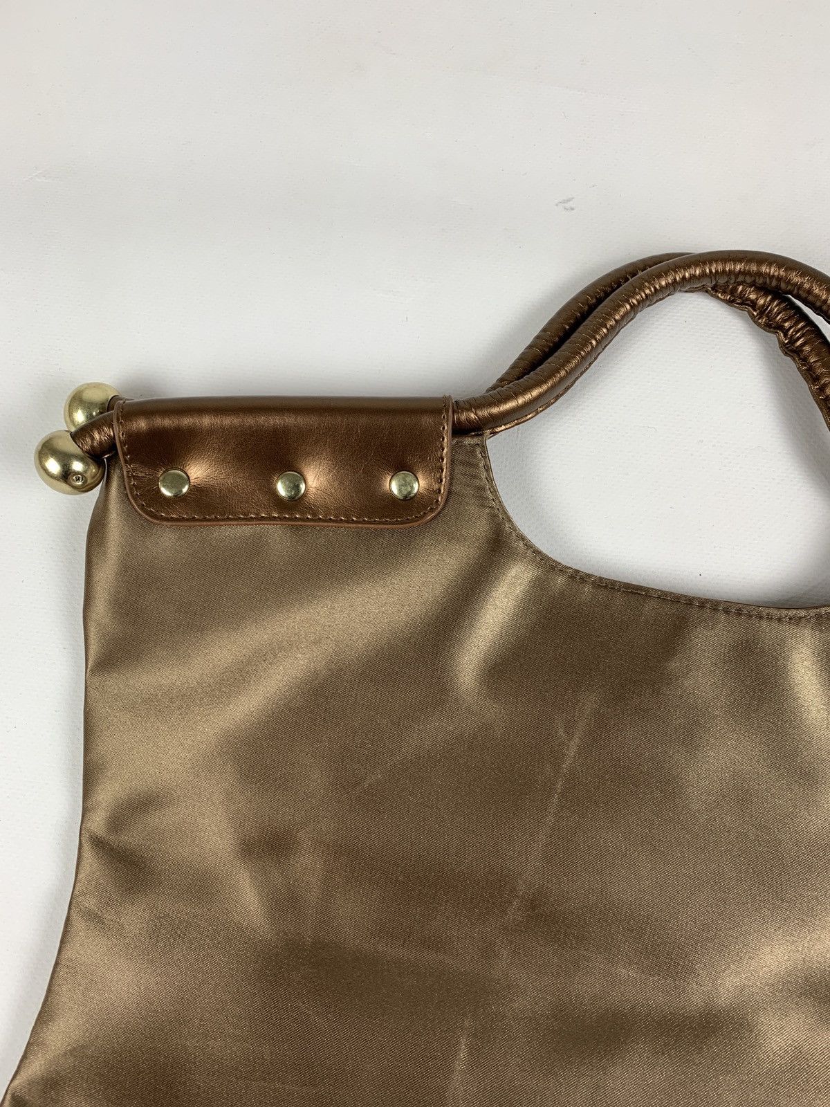 Ed Hardy Vintage Ed Hardy Y2K Bronze Gold Tote Bag Size ONE SIZE - 13 Thumbnail