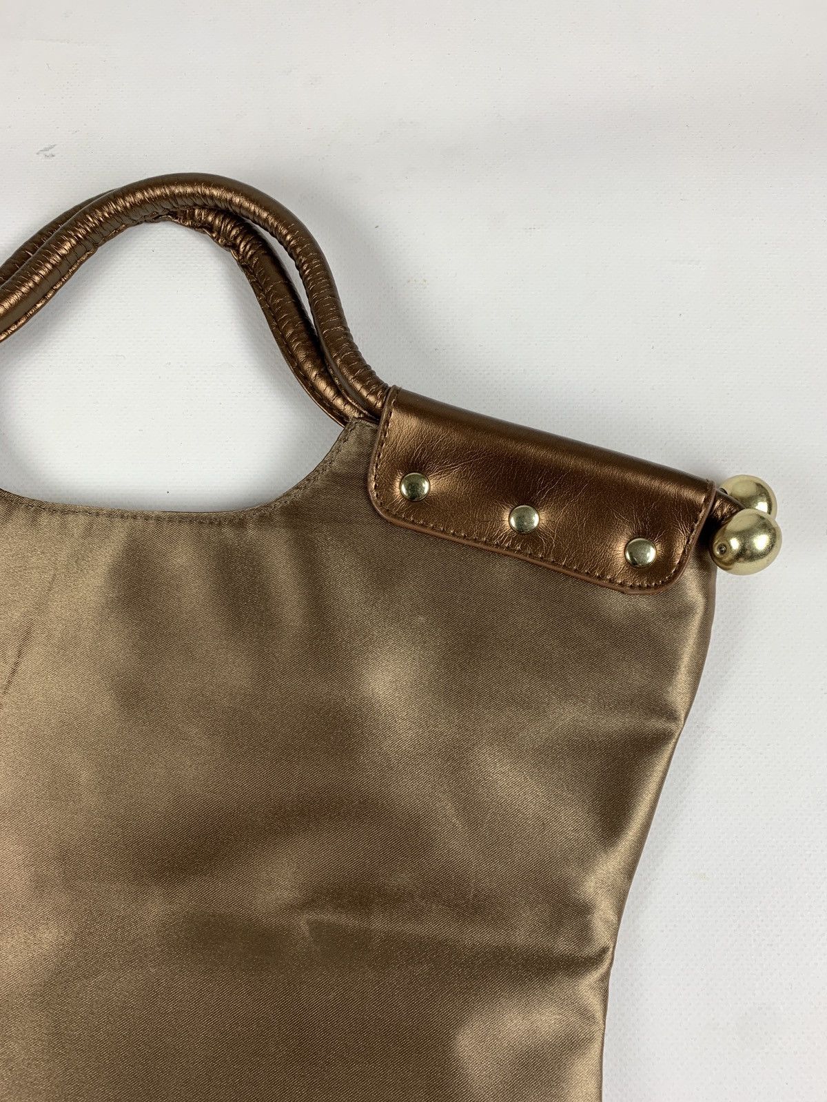 Ed Hardy Vintage Ed Hardy Y2K Bronze Gold Tote Bag Size ONE SIZE - 12 Thumbnail