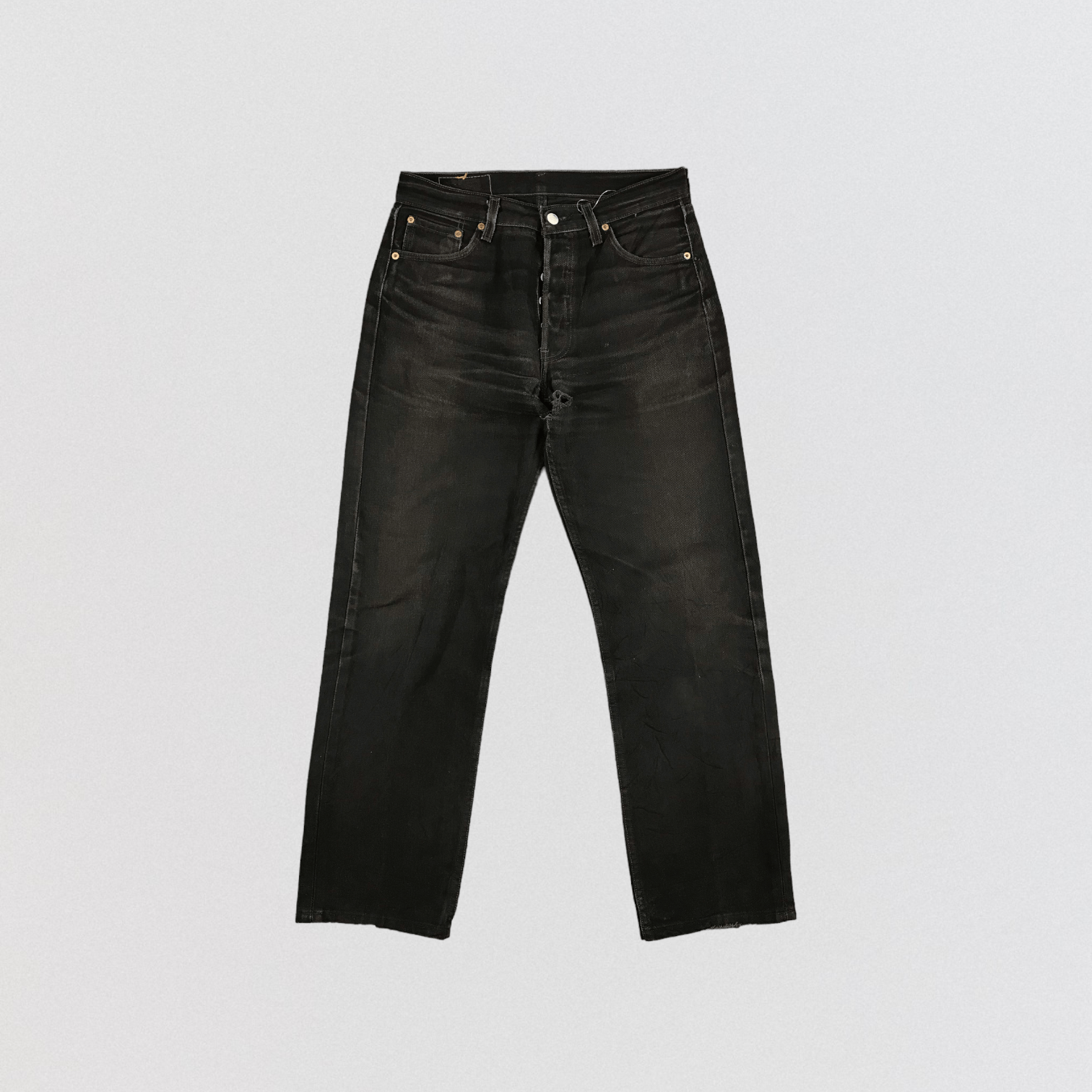 Levi's × Vintage 90s Vintage Distress Levis 501 Jeans-JM1670 Size US 31 - 1 Thumbnail
