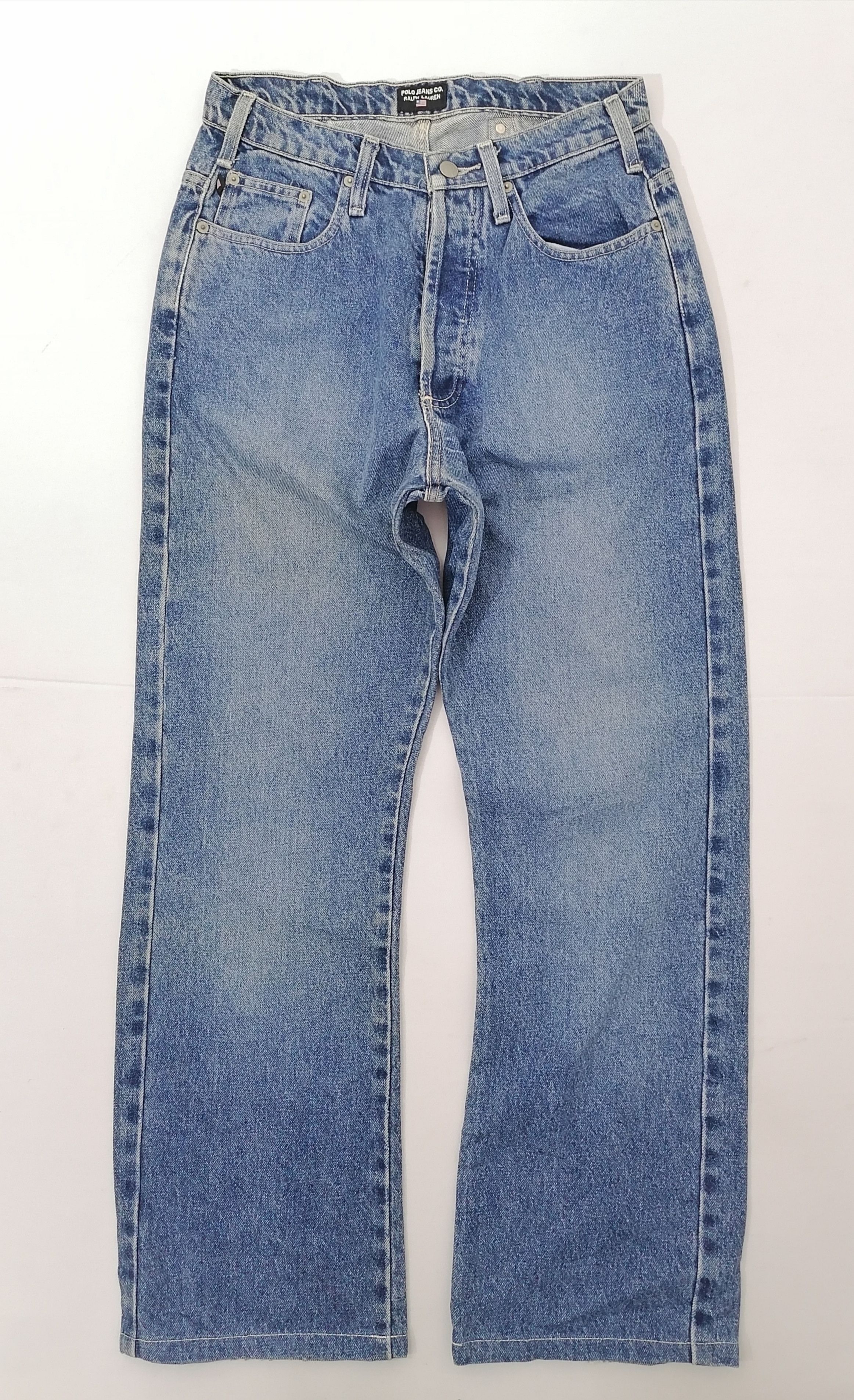 Polo Ralph Lauren Polo Ralph Lauren Buckle Fly Button Denim Jeans Size US 32 / EU 48 - 1 Thumbnail
