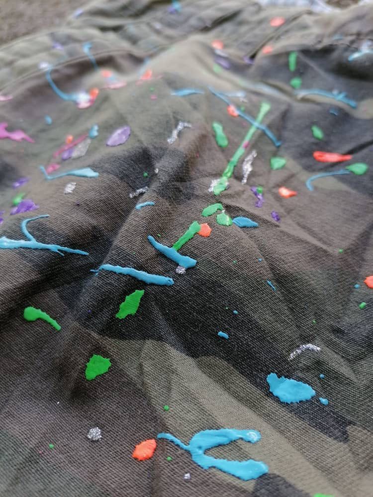 Faded Glory Faded Glory Paint Splash Camo Shorts Cargo Pants Size US 38 / EU 54 - 4 Thumbnail