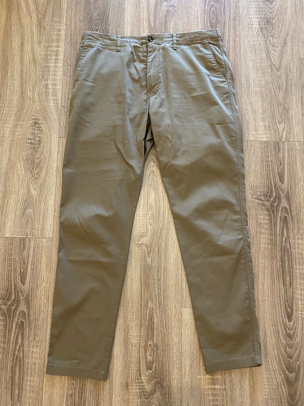 Acne Studios Acne Studios green chino trousers Size US 34 / EU 50 - 1 Thumbnail