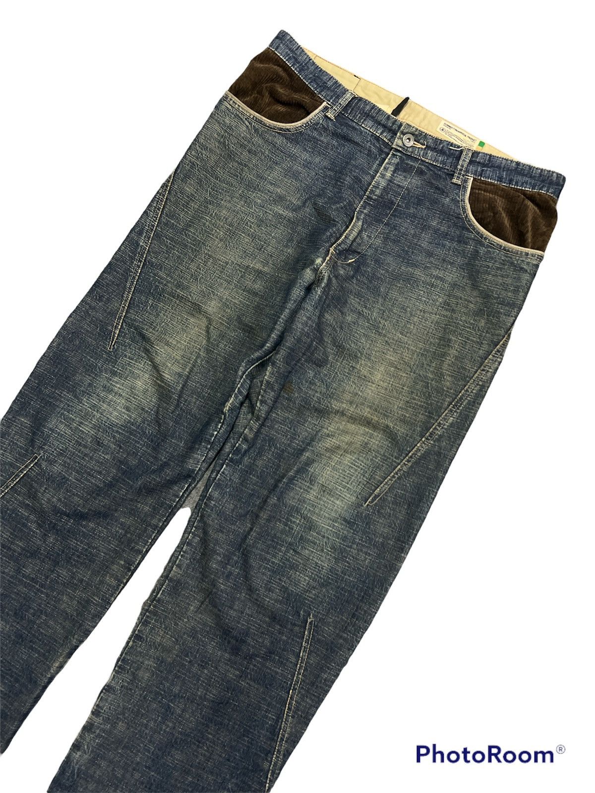 Japanese Brand RARE🔥 JAPANESE BRAND SCANNER DISTRESSED INSPIRED KAPITAL Size US 36 / EU 52 - 4 Thumbnail