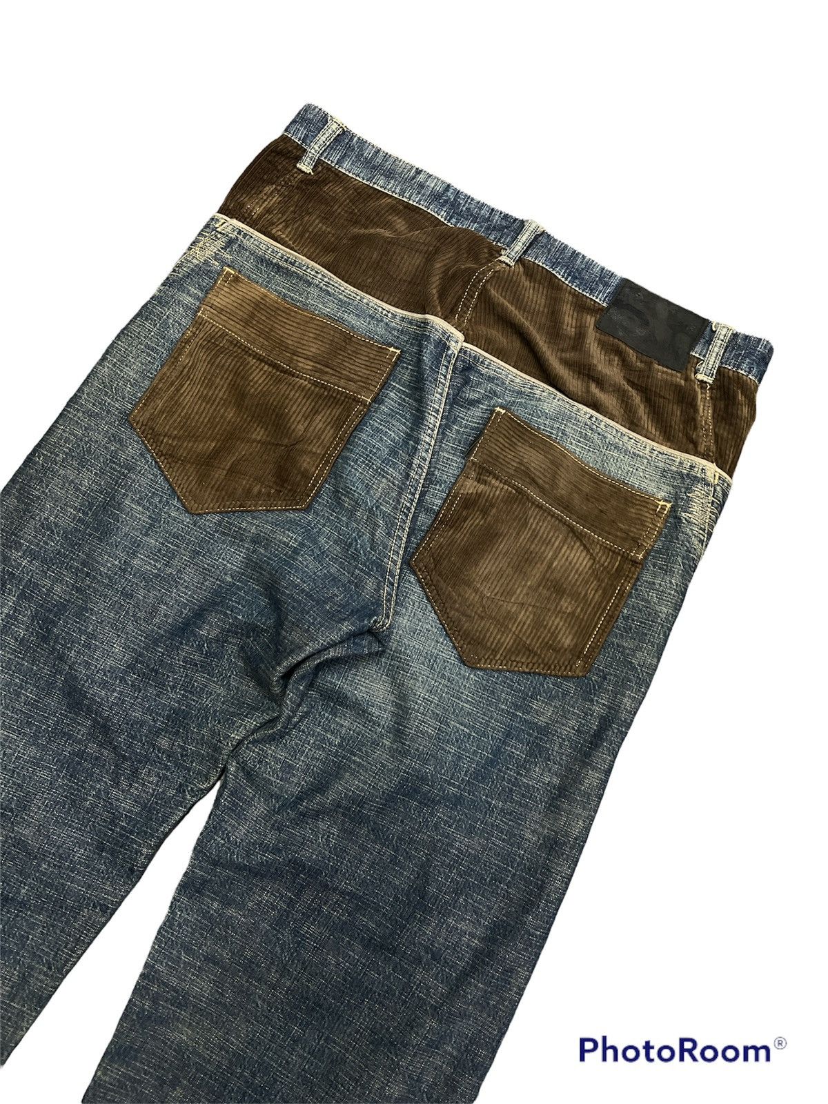 Japanese Brand RARE🔥 JAPANESE BRAND SCANNER DISTRESSED INSPIRED KAPITAL Size US 36 / EU 52 - 2 Thumbnail