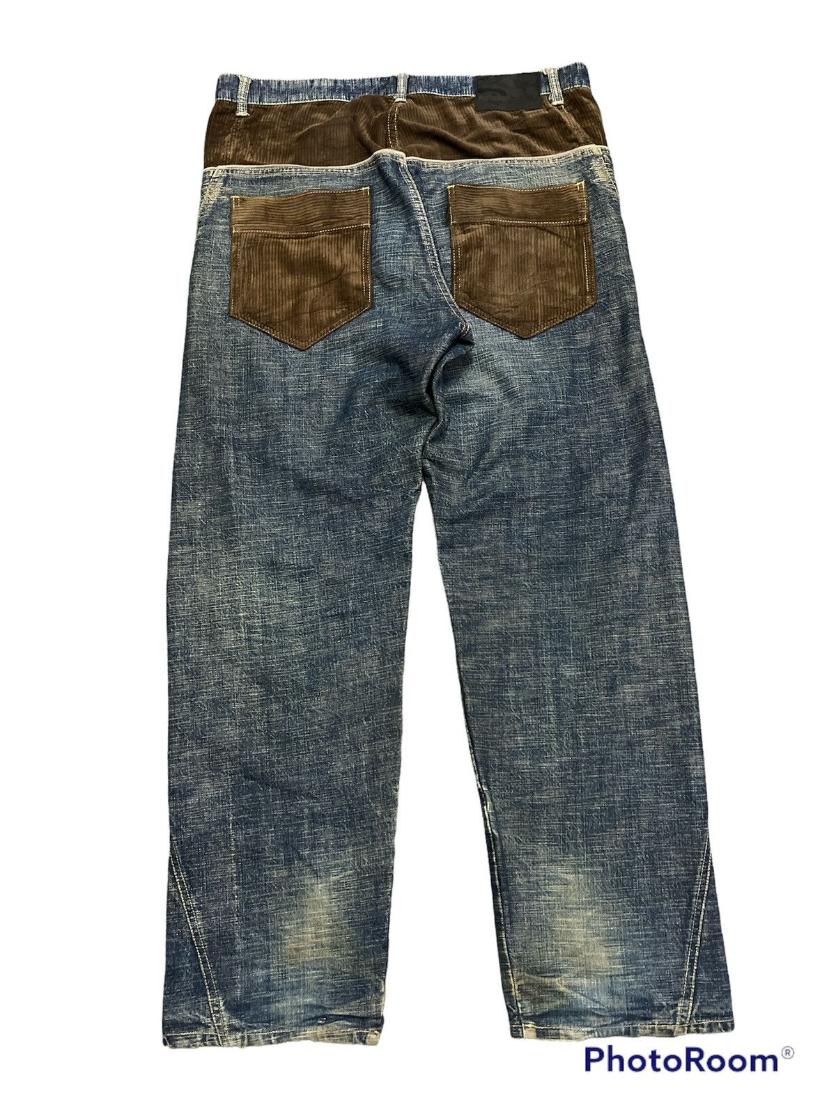 Japanese Brand RARE🔥 JAPANESE BRAND SCANNER DISTRESSED INSPIRED KAPITAL Size US 36 / EU 52 - 7 Thumbnail