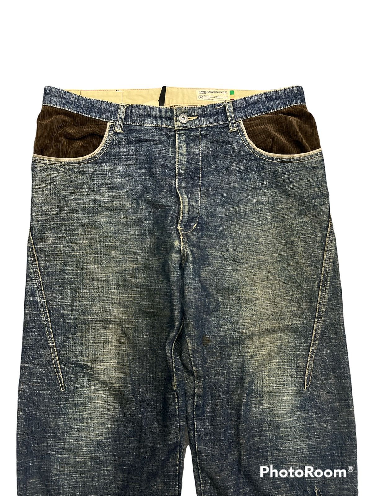 Japanese Brand RARE🔥 JAPANESE BRAND SCANNER DISTRESSED INSPIRED KAPITAL Size US 36 / EU 52 - 3 Thumbnail