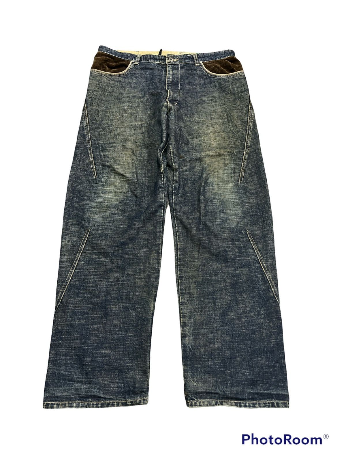 Japanese Brand RARE🔥 JAPANESE BRAND SCANNER DISTRESSED INSPIRED KAPITAL Size US 36 / EU 52 - 5 Thumbnail