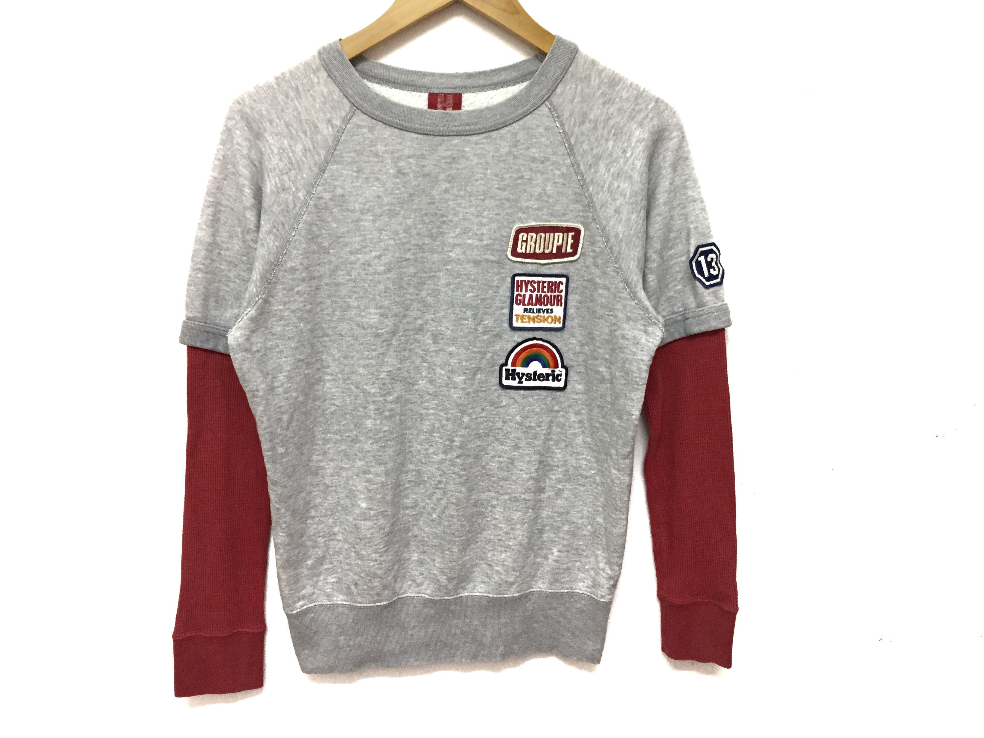 Hysteric Glamour 1990s Groupie patch logo sweatshirt Size US XS / EU 42 / 0 - 2 Thumbnail