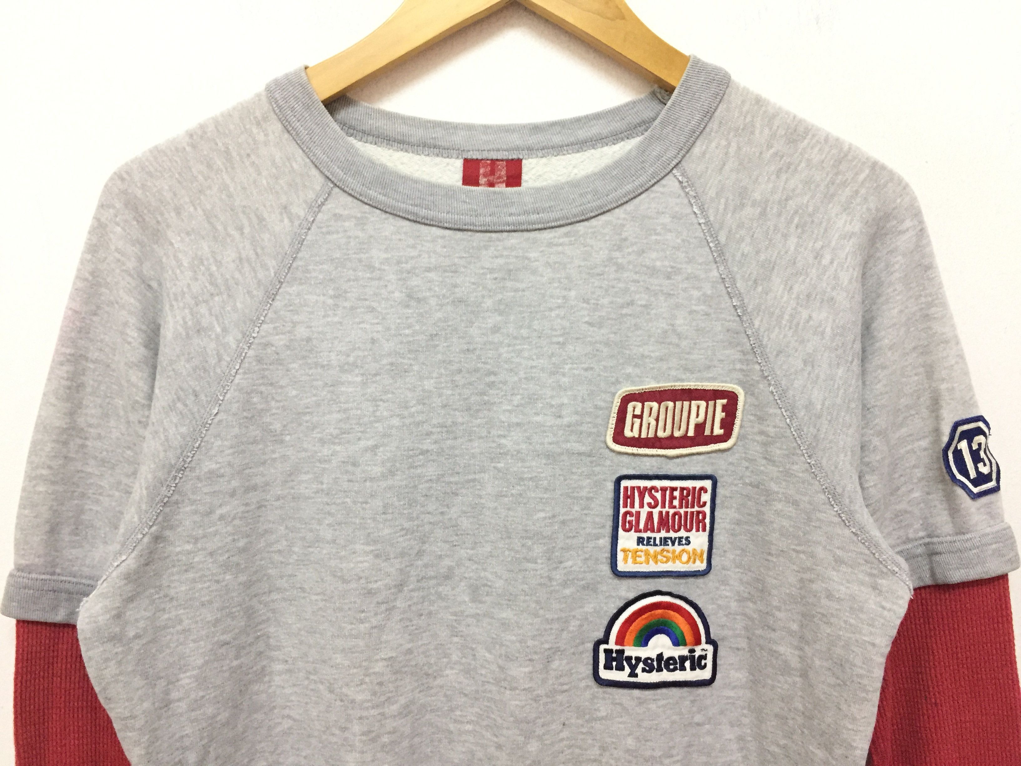 Hysteric Glamour 1990s Groupie patch logo sweatshirt Size US XS / EU 42 / 0 - 3 Thumbnail