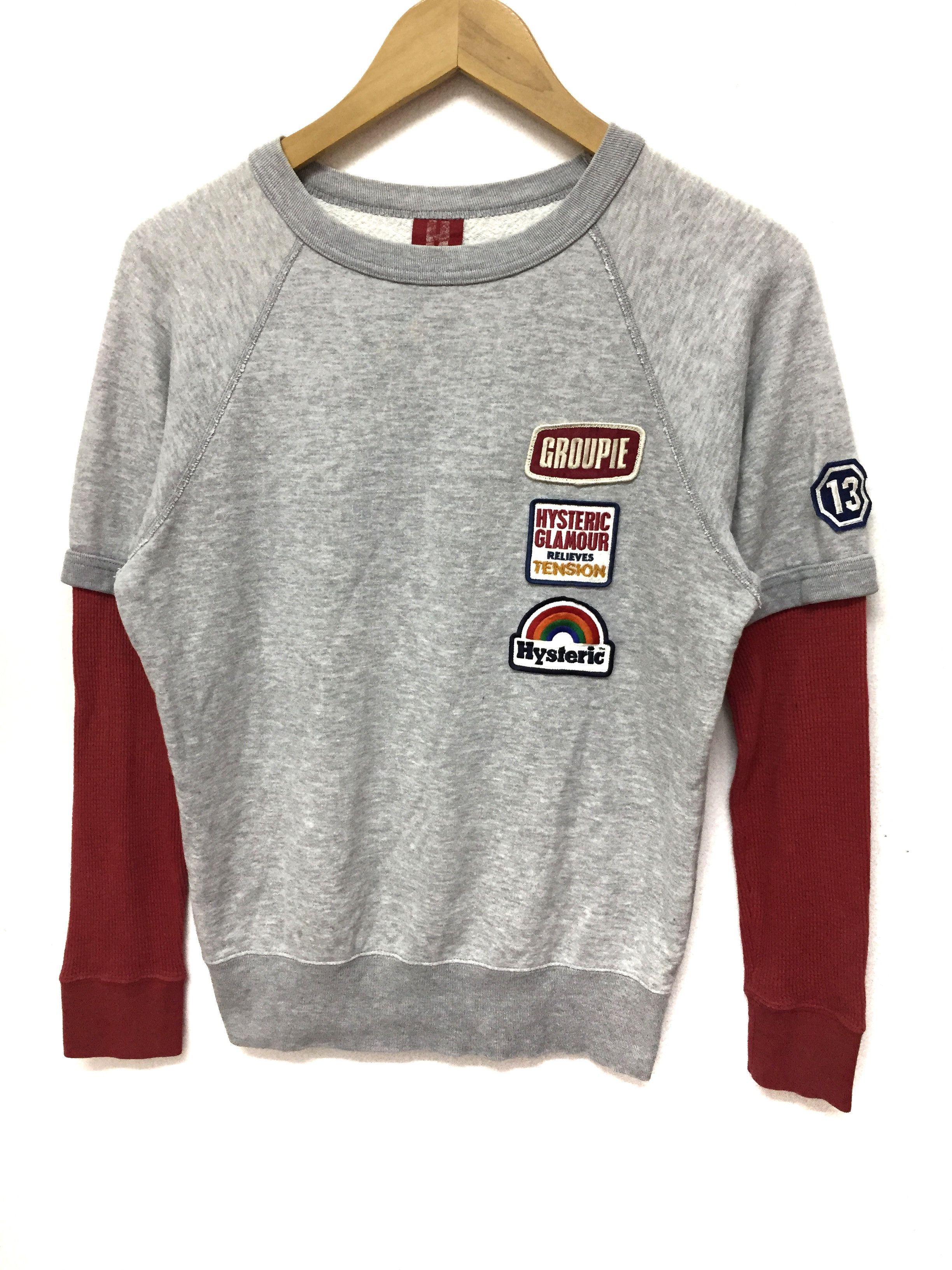 Hysteric Glamour 1990s Groupie patch logo sweatshirt Size US XS / EU 42 / 0 - 1 Thumbnail