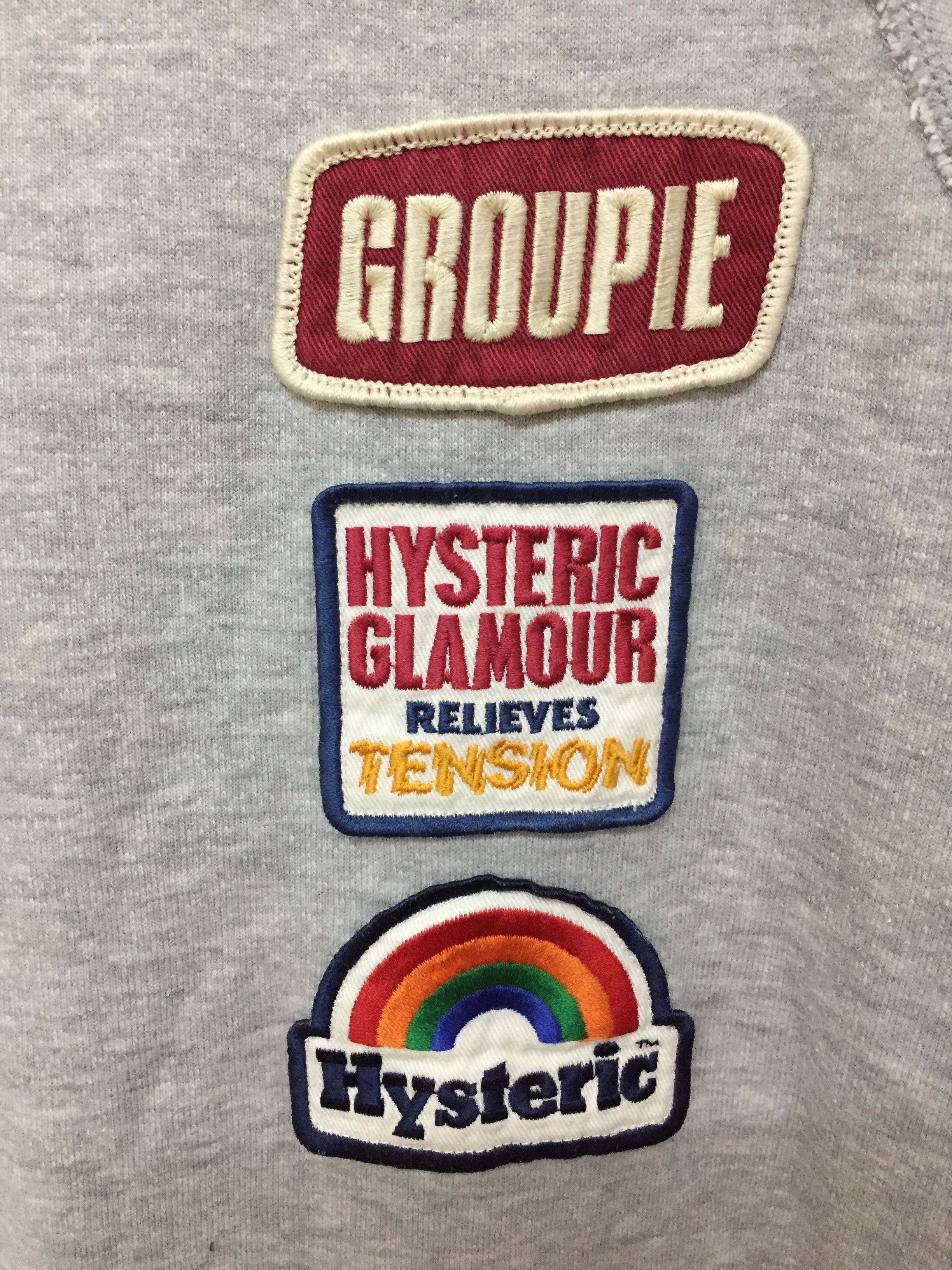 Hysteric Glamour 1990s Groupie patch logo sweatshirt Size US XS / EU 42 / 0 - 6 Thumbnail