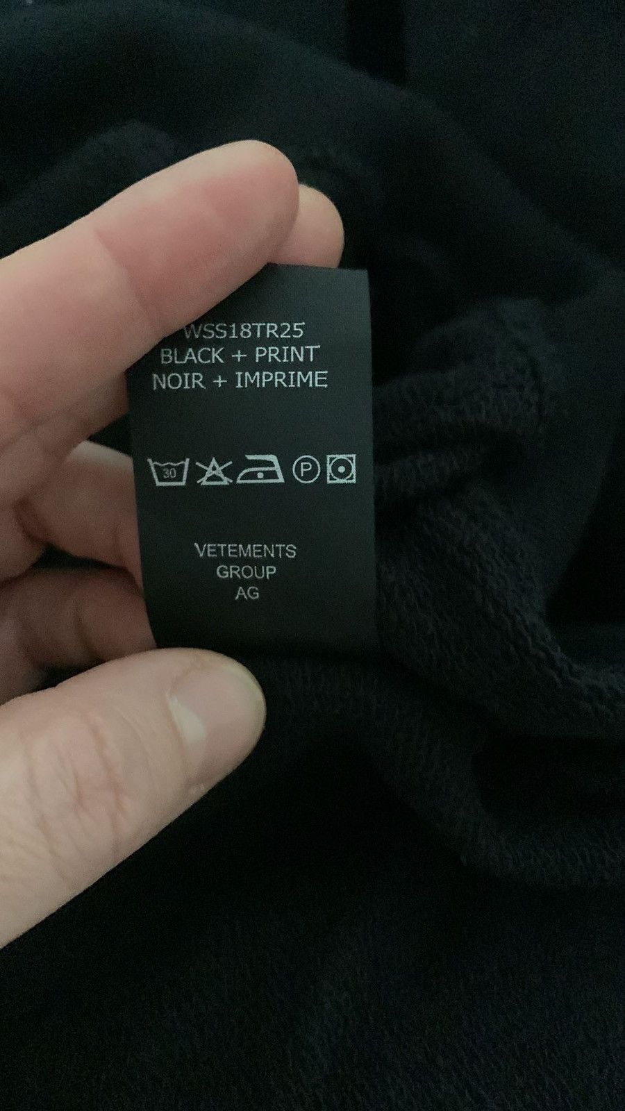 Vetements *RARE* Vetements SS18 