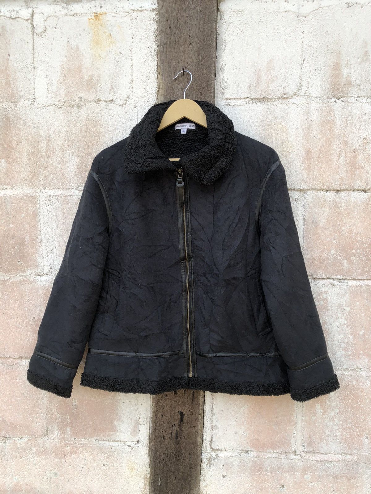 JW Anderson × Uniqlo Jw Anderson Uniqlo Shearling Jacket wool Size L / US 10 / IT 46 - 3 Thumbnail