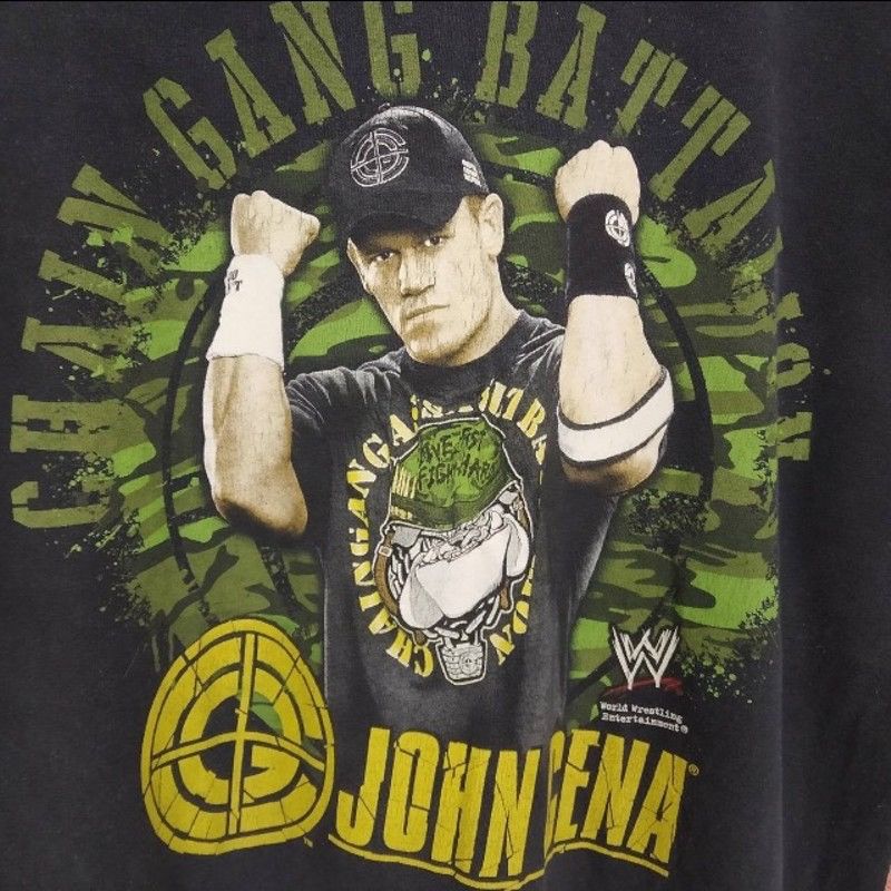 Rap Tees Vintage John Cena Wrestler American Actor Rap Tee Shirt Size US L / EU 52-54 / 3 - 4 Thumbnail