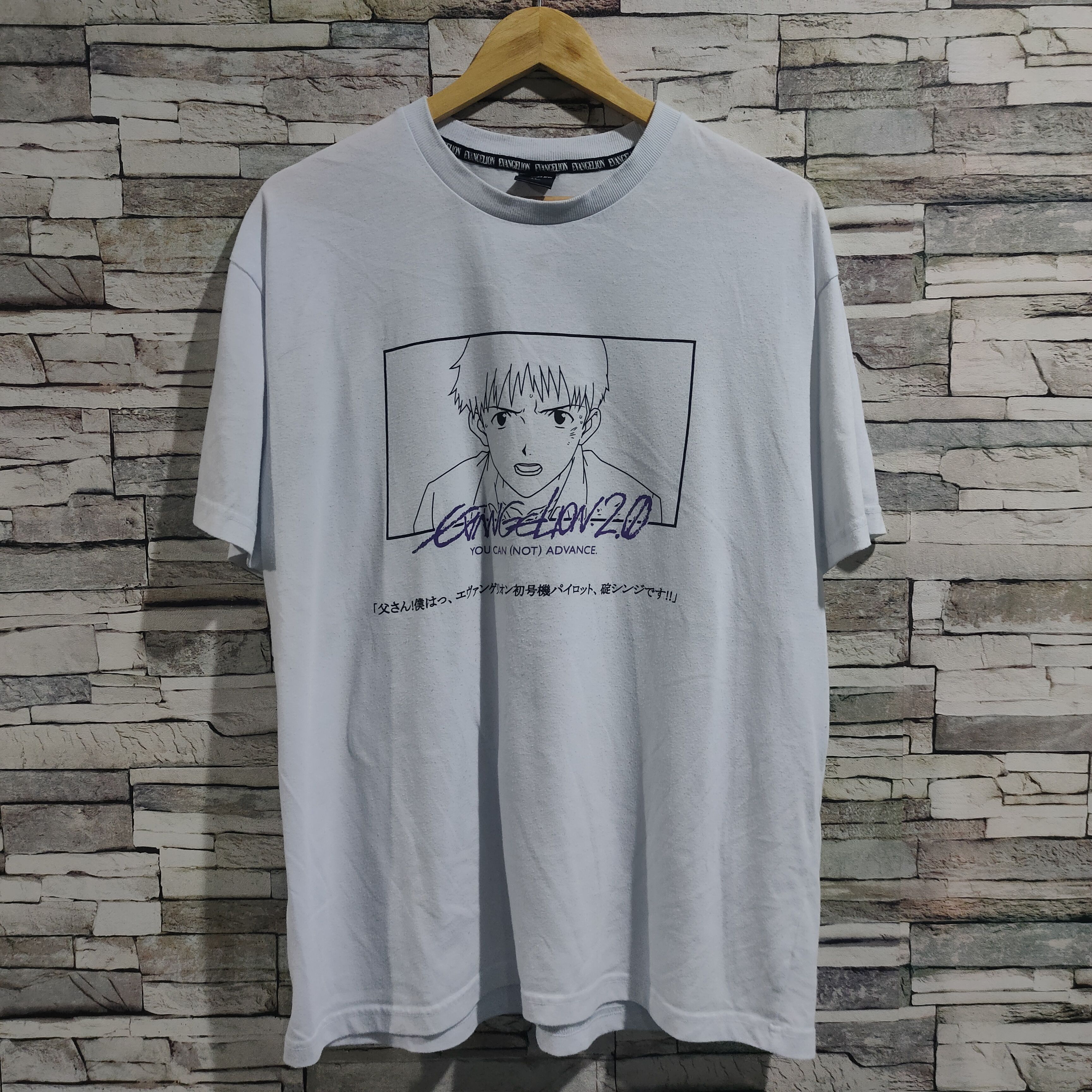 Anime × Vintage Movie Anime Evangelion 2.0 You Can (Not) Advance Size US XL / EU 56 / 4 - 1 Thumbnail