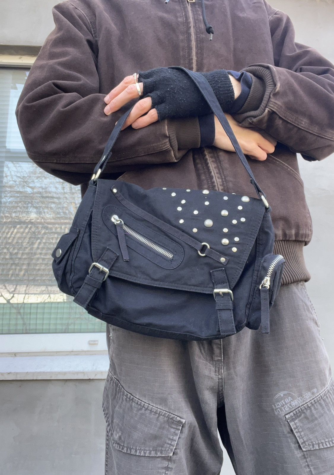 Japanese Brand Vintage Multi Pocket Avant Garde Bag Utility Punk Size ONE SIZE - 8 Thumbnail