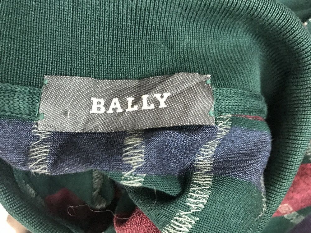 Bally Bally Made in Italy Border Striped Soft Cotton Polo Shirt Size US M / EU 48-50 / 2 - 7 Thumbnail