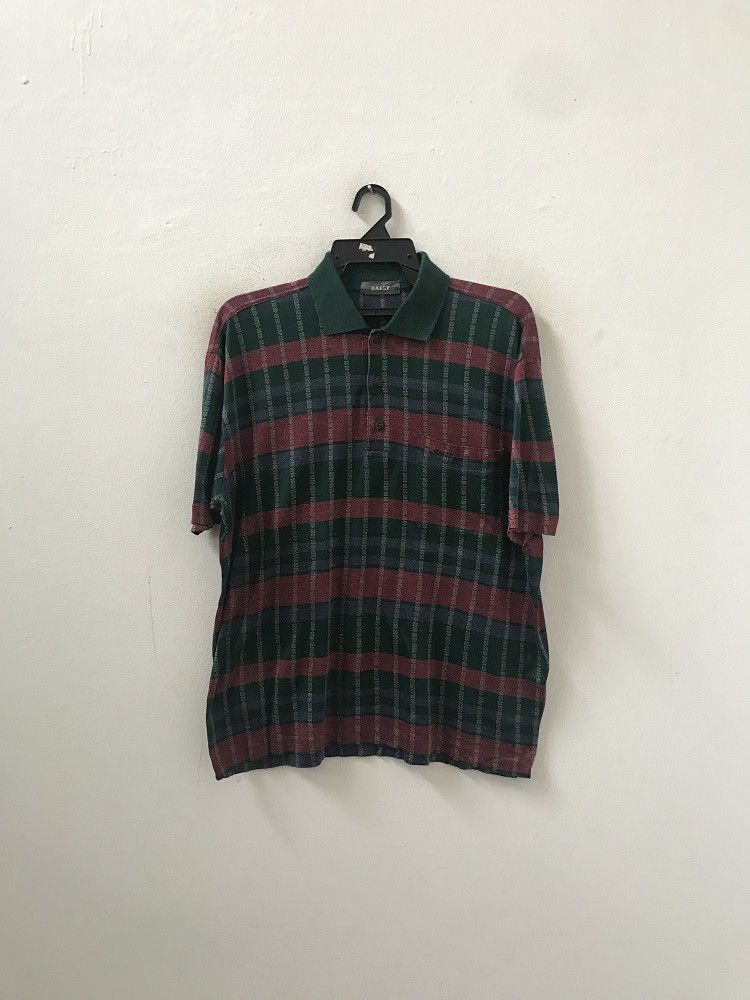 Bally Bally Made in Italy Border Striped Soft Cotton Polo Shirt Size US M / EU 48-50 / 2 - 2 Thumbnail