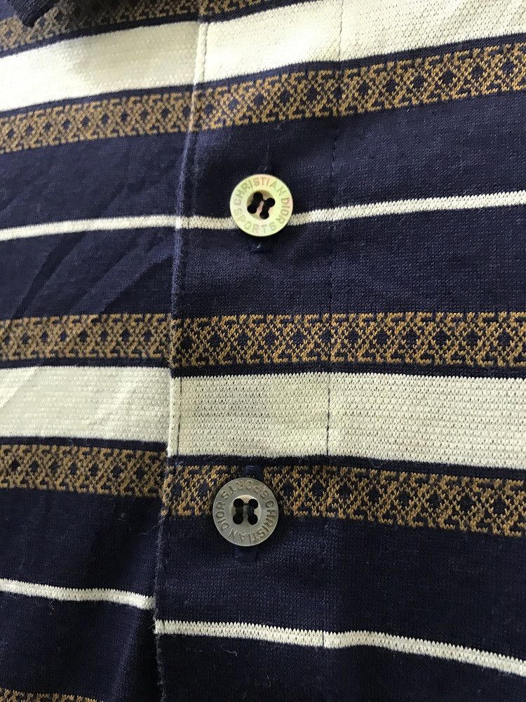 Christian Dior Monsieur × Dior Christian Dior Sports Striped Polo Shirt Size US M / EU 48-50 / 2 - 4 Thumbnail
