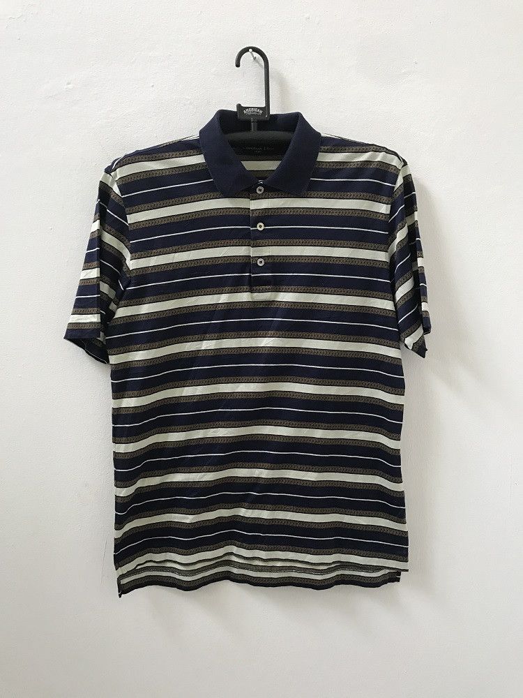 Christian Dior Monsieur × Dior Christian Dior Sports Striped Polo Shirt Size US M / EU 48-50 / 2 - 2 Thumbnail