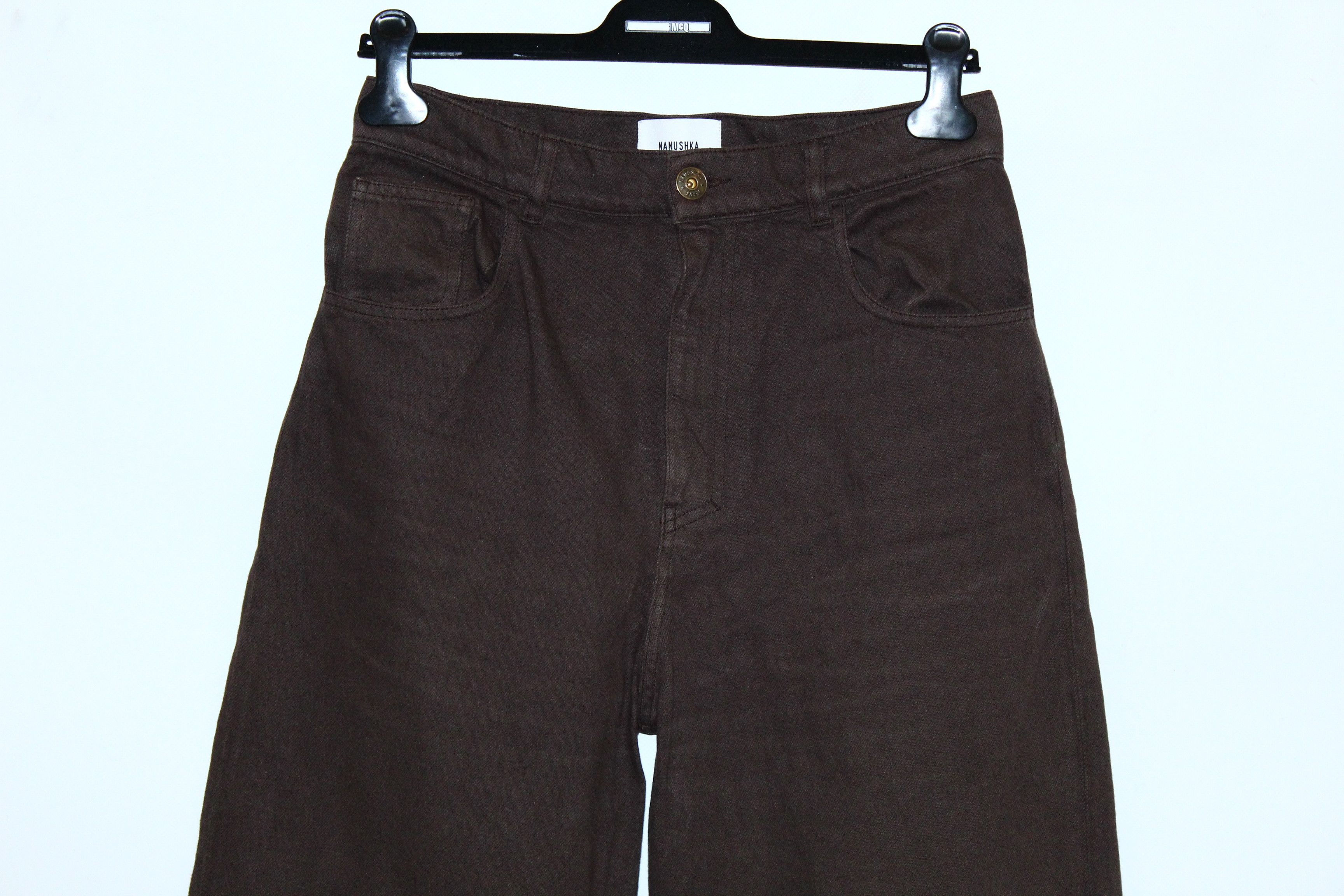 Nanushka Nanushka Organic Cotton Cropped straight-leg jeans Size US 30 / EU 46 - 5 Thumbnail