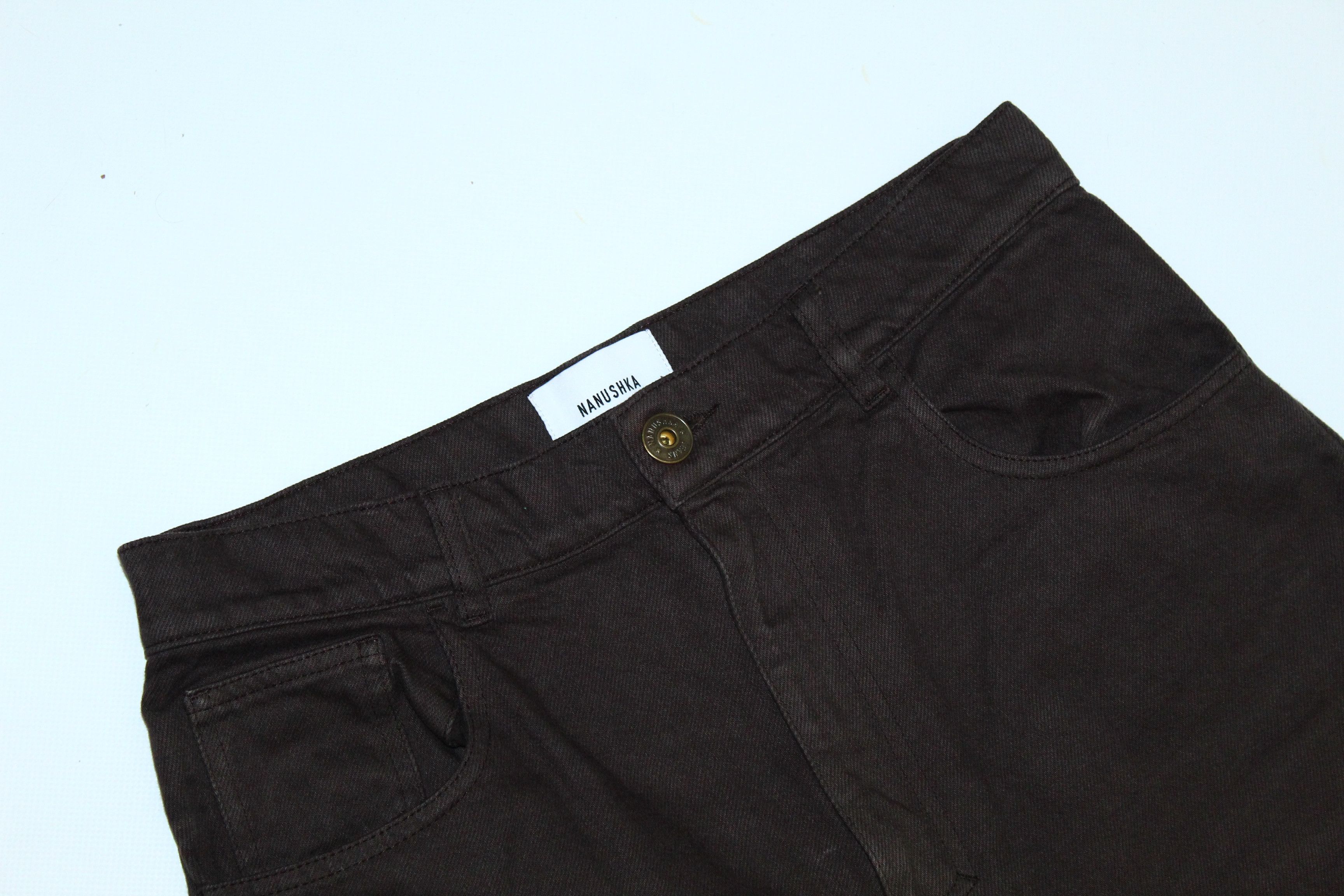 Nanushka Nanushka Organic Cotton Cropped straight-leg jeans Size US 30 / EU 46 - 7 Thumbnail