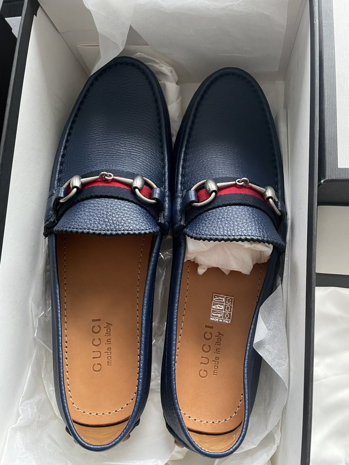 Gucci Iconic BrandNew Runway Classic Horsebit Leather Loafer Shoes Size US 11.5 / EU 44-45 - 8 Thumbnail