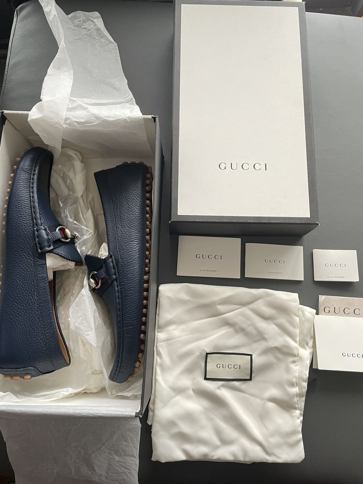 Gucci Iconic BrandNew Runway Classic Horsebit Leather Loafer Shoes Size US 11.5 / EU 44-45 - 3 Thumbnail