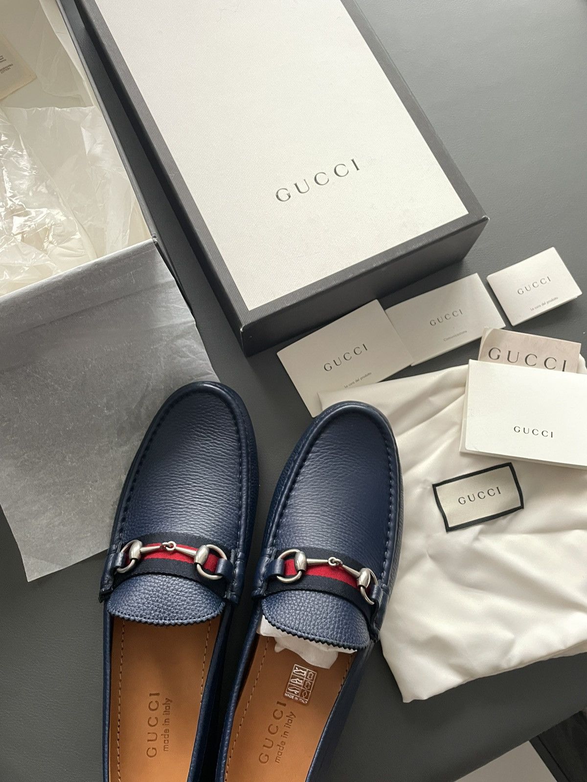 Gucci Iconic BrandNew Runway Classic Horsebit Leather Loafer Shoes Size US 11.5 / EU 44-45 - 15 Thumbnail