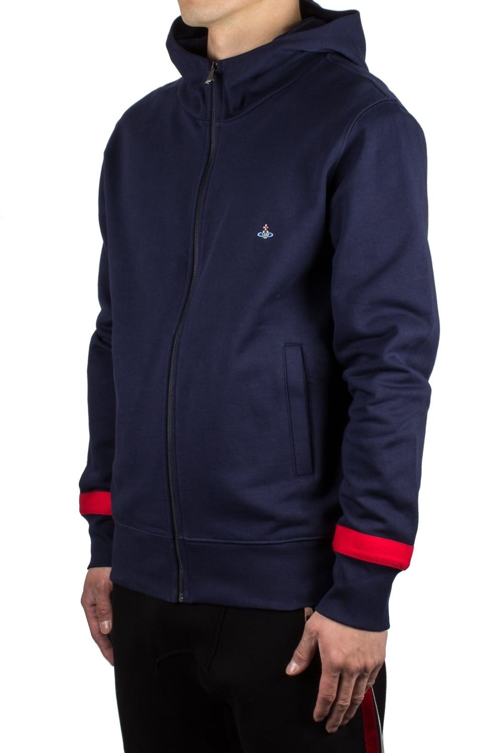 Vivienne Westwood vivienne westwood navy blue zipped hoodie Size US L / EU 52-54 / 3 - 2 Thumbnail