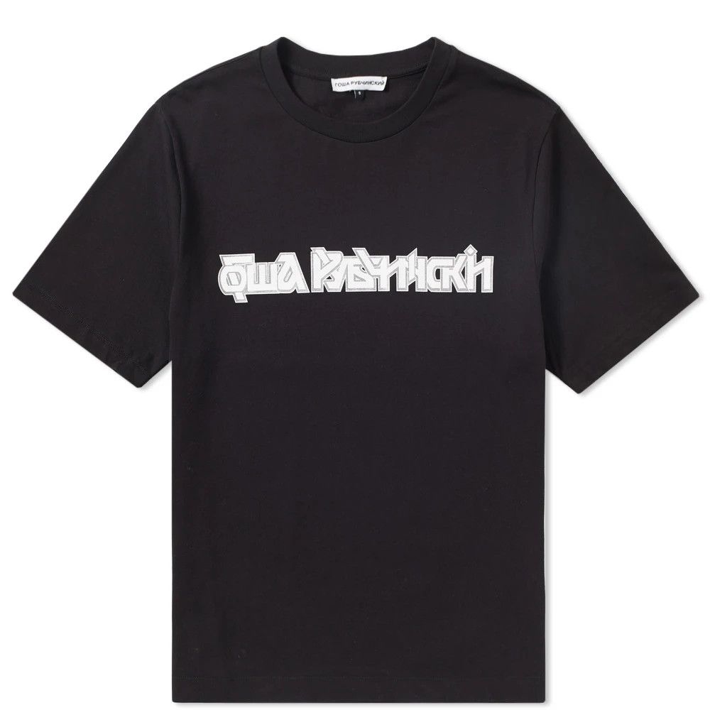 Gosha Rubchinskiy Gosha Rubchinskiy Gosha Logo Black T-Shirt Size US S / EU 44-46 / 1 - 2 Thumbnail