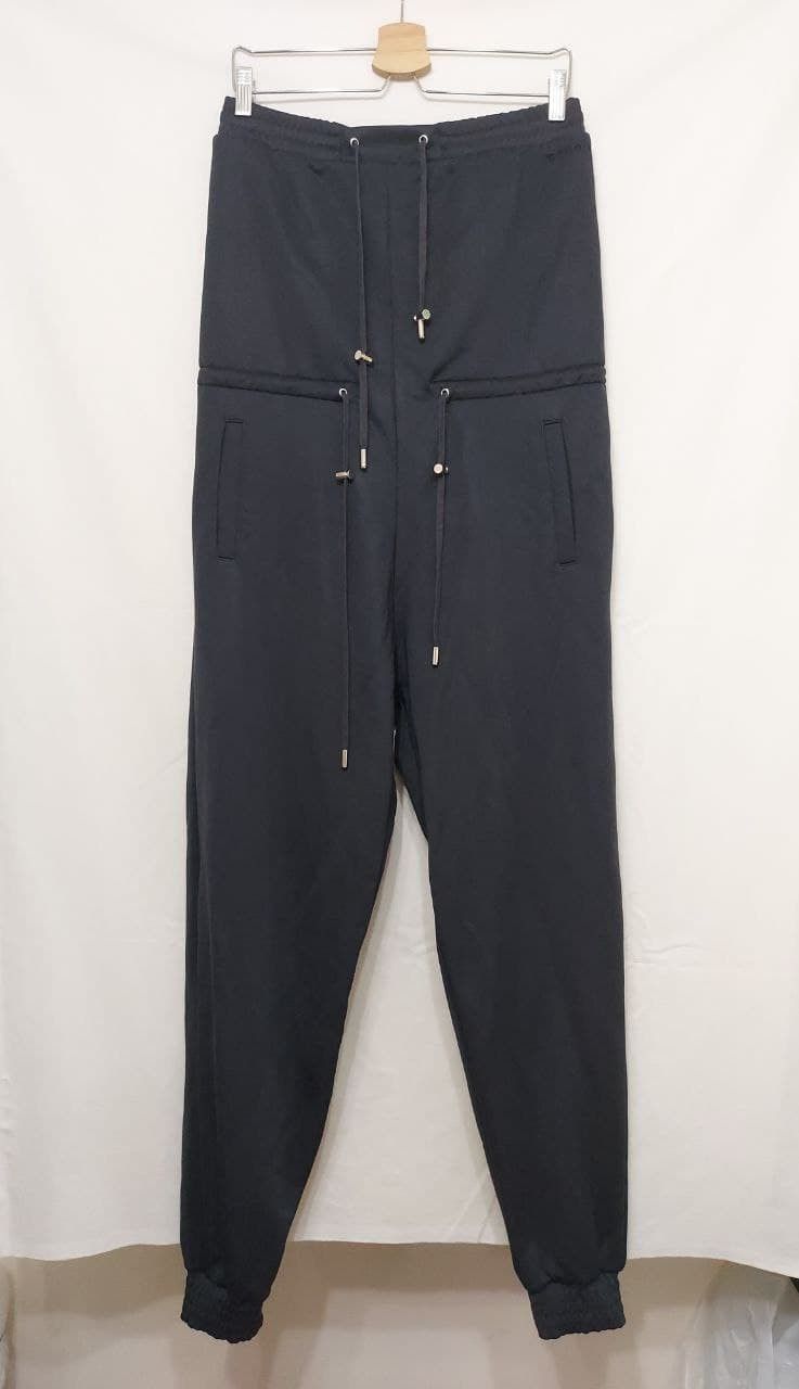 image of Yproject Ss18 Runway Double Waisted Track Pants in Grey, Men's (Size 30)