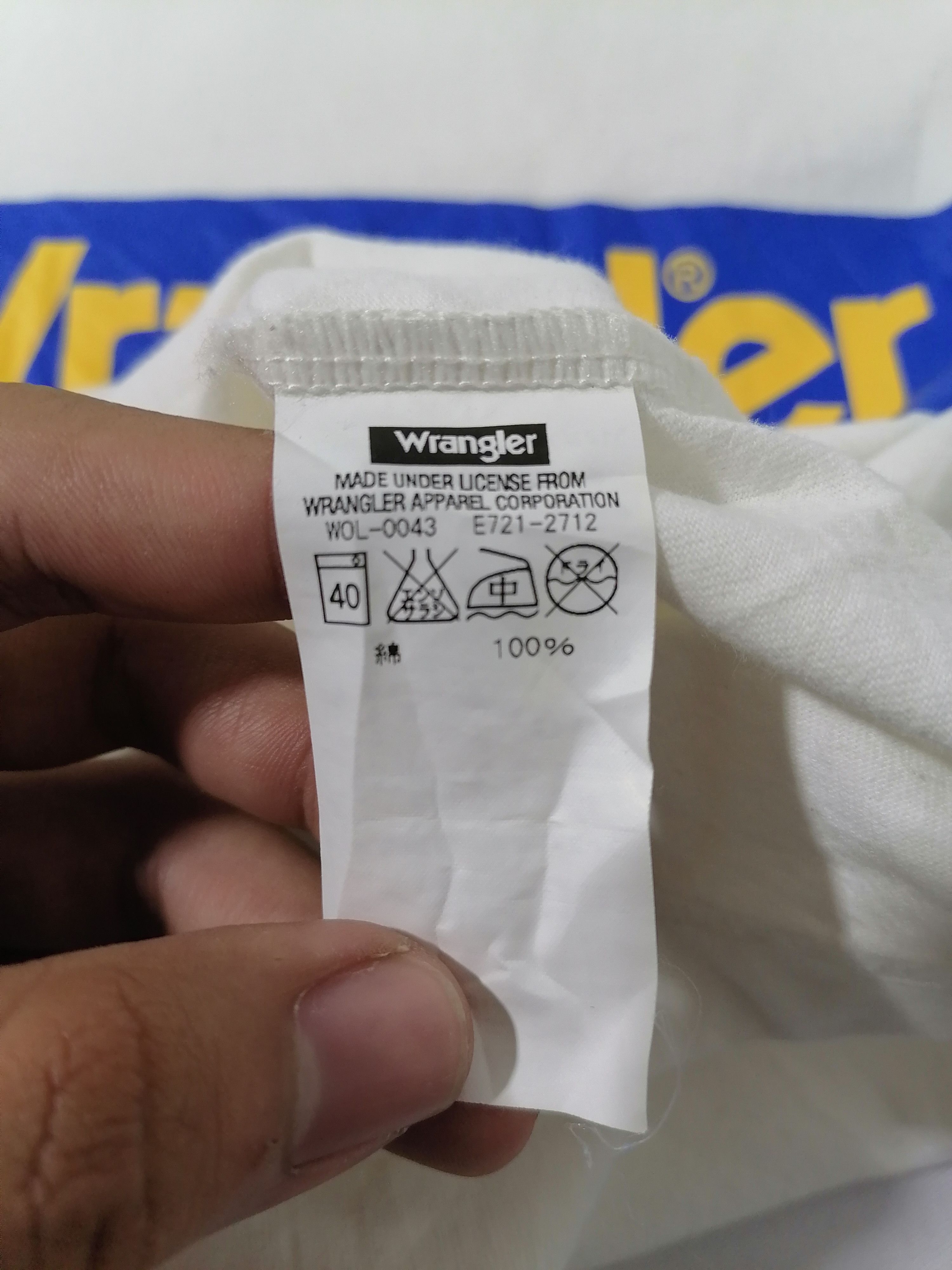 Wrangler Wrangler Box Logo Tee Size US M / EU 48-50 / 2 - 6 Thumbnail