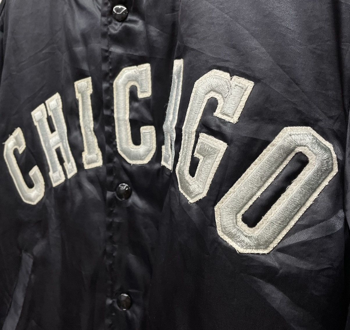 MLB 90’s CHICAGO WHITE SOX Varsity Jacket Made in USA Size US L / EU 52-54 / 3 - 3 Thumbnail