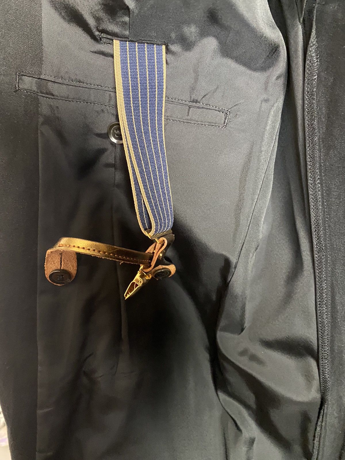 Yohji Yamamoto SS07 Pour Homme Suspender Blazer Size US L / EU 52-54 / 3 - 6 Thumbnail