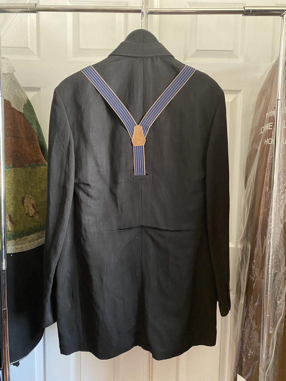 Yohji Yamamoto SS07 Pour Homme Suspender Blazer Size US L / EU 52-54 / 3 - 2 Thumbnail