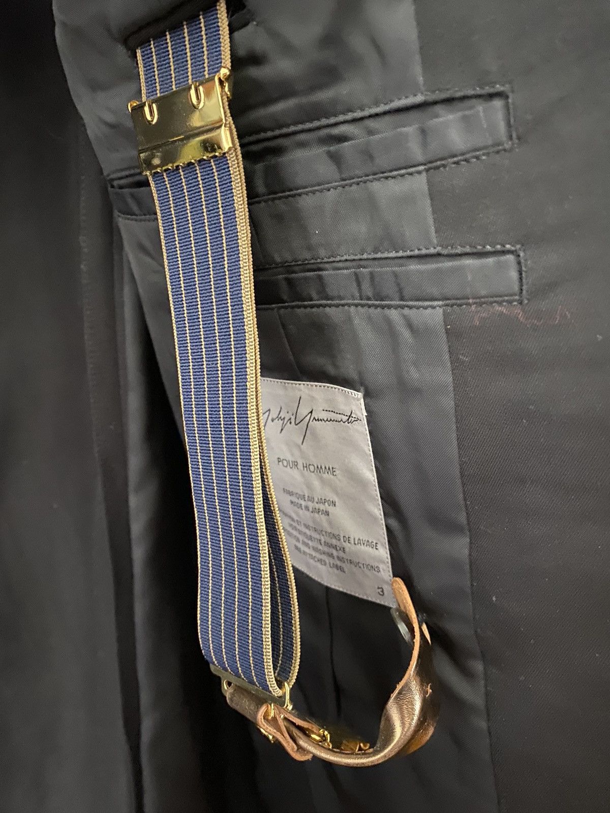 Yohji Yamamoto SS07 Pour Homme Suspender Blazer Size US L / EU 52-54 / 3 - 5 Thumbnail