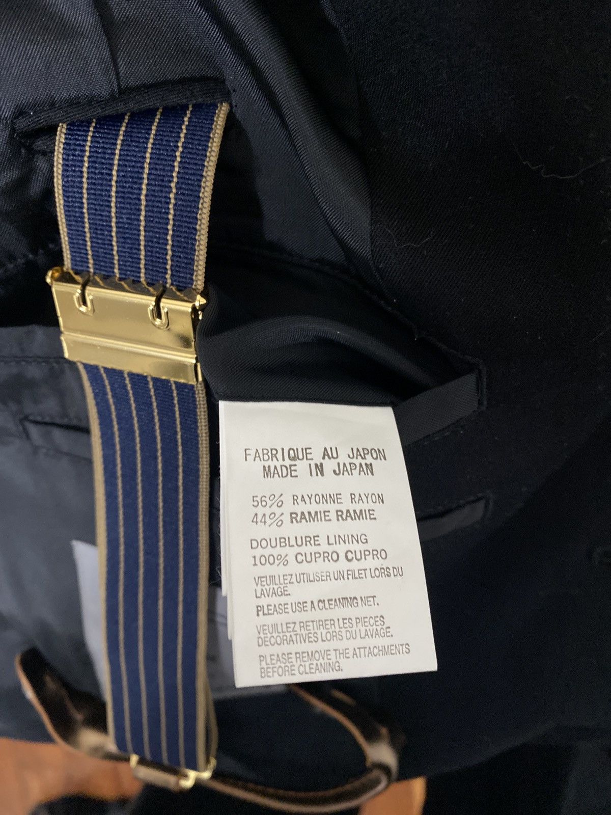 Yohji Yamamoto SS07 Pour Homme Suspender Blazer Size US L / EU 52-54 / 3 - 13 Thumbnail