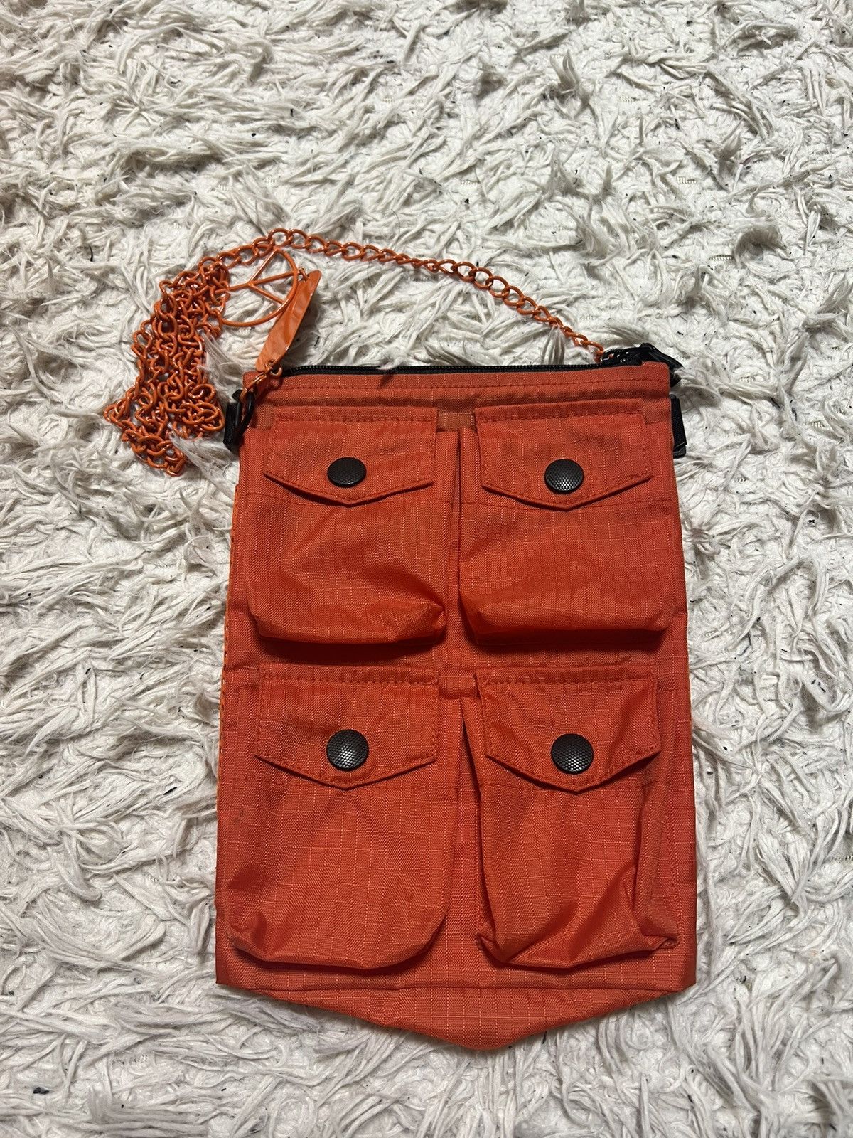 Kapital Lowest Kapital Cargo-pocket Messenger Bag Size ONE SIZE - 2 Thumbnail