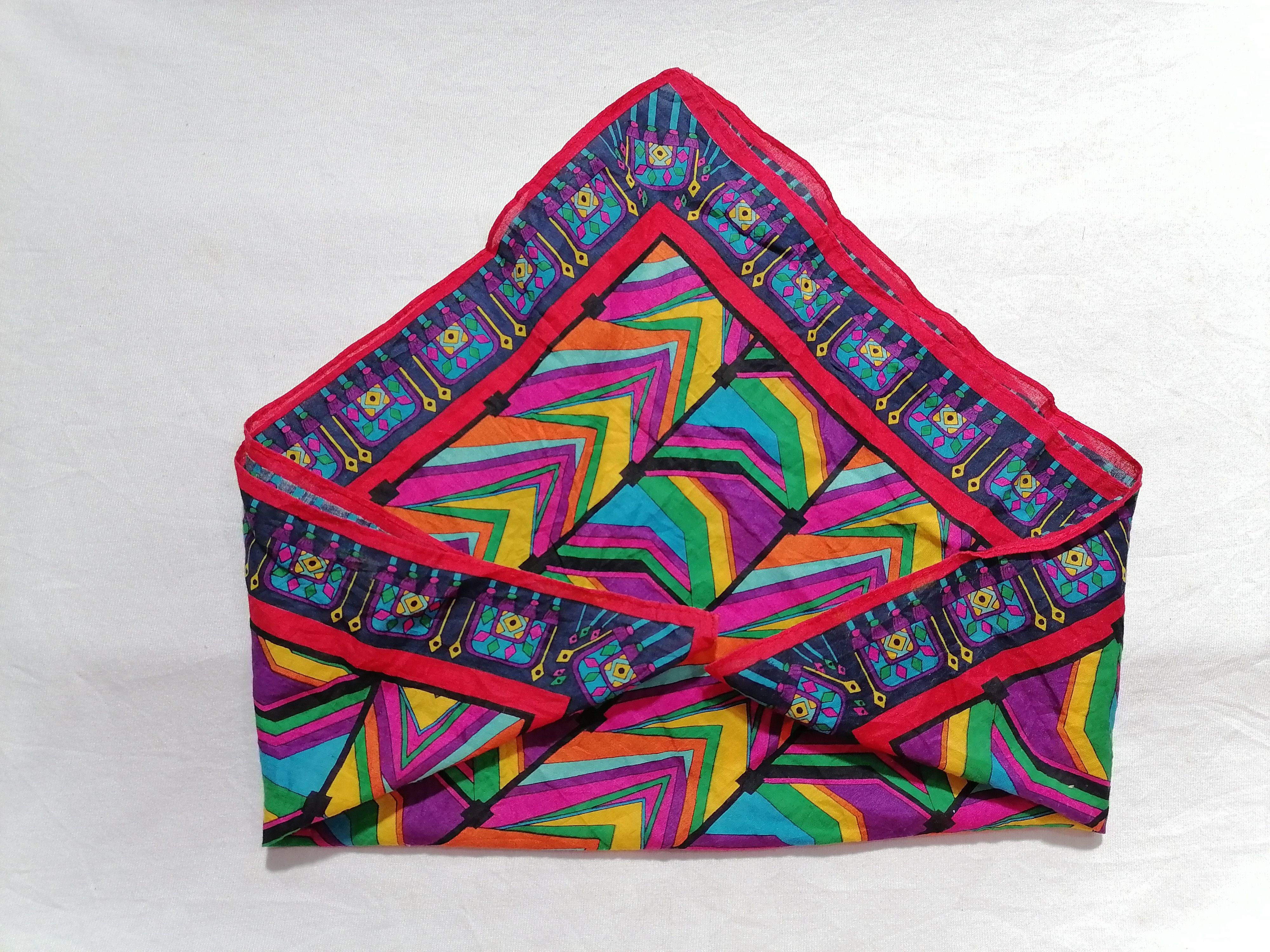 Balenciaga Balenciaga Multicolor Art Handkerchief Size ONE SIZE - 5 Thumbnail