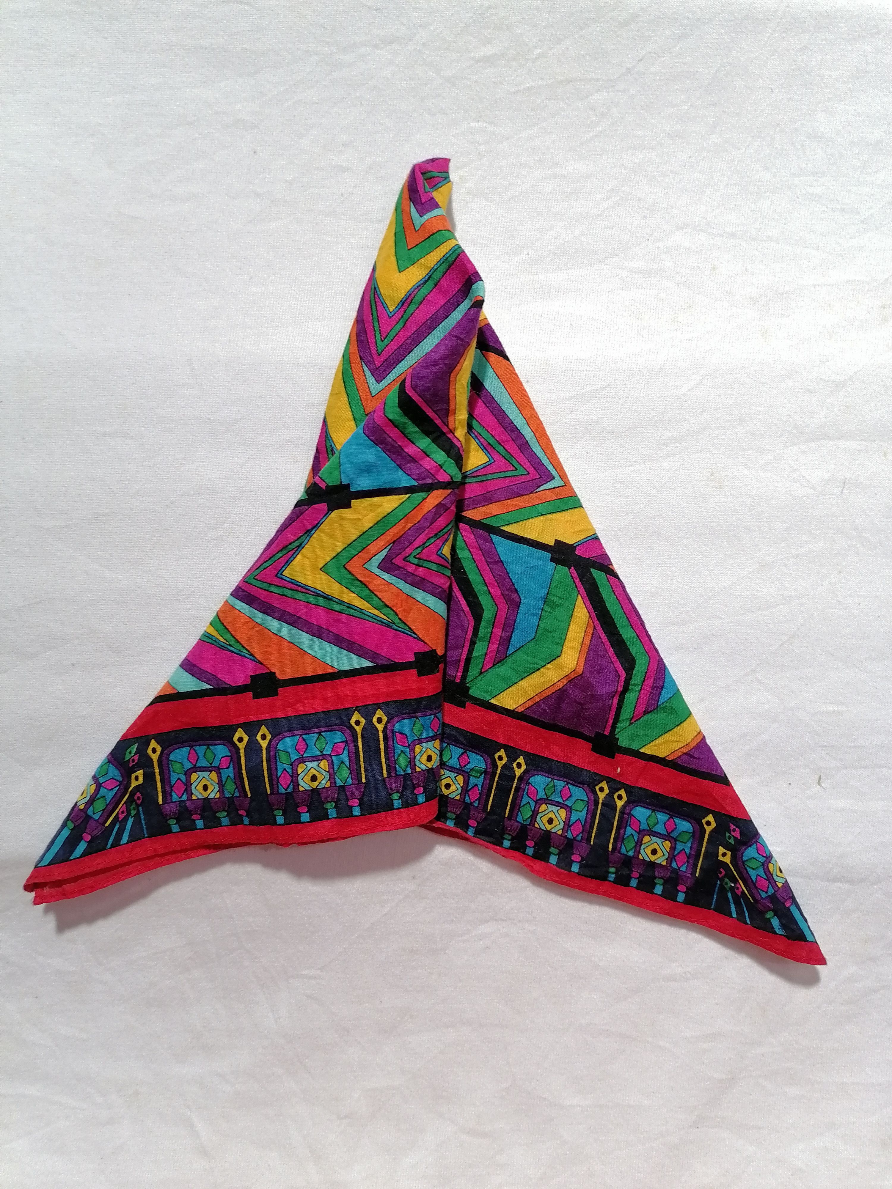 Balenciaga Balenciaga Multicolor Art Handkerchief Size ONE SIZE - 3 Thumbnail
