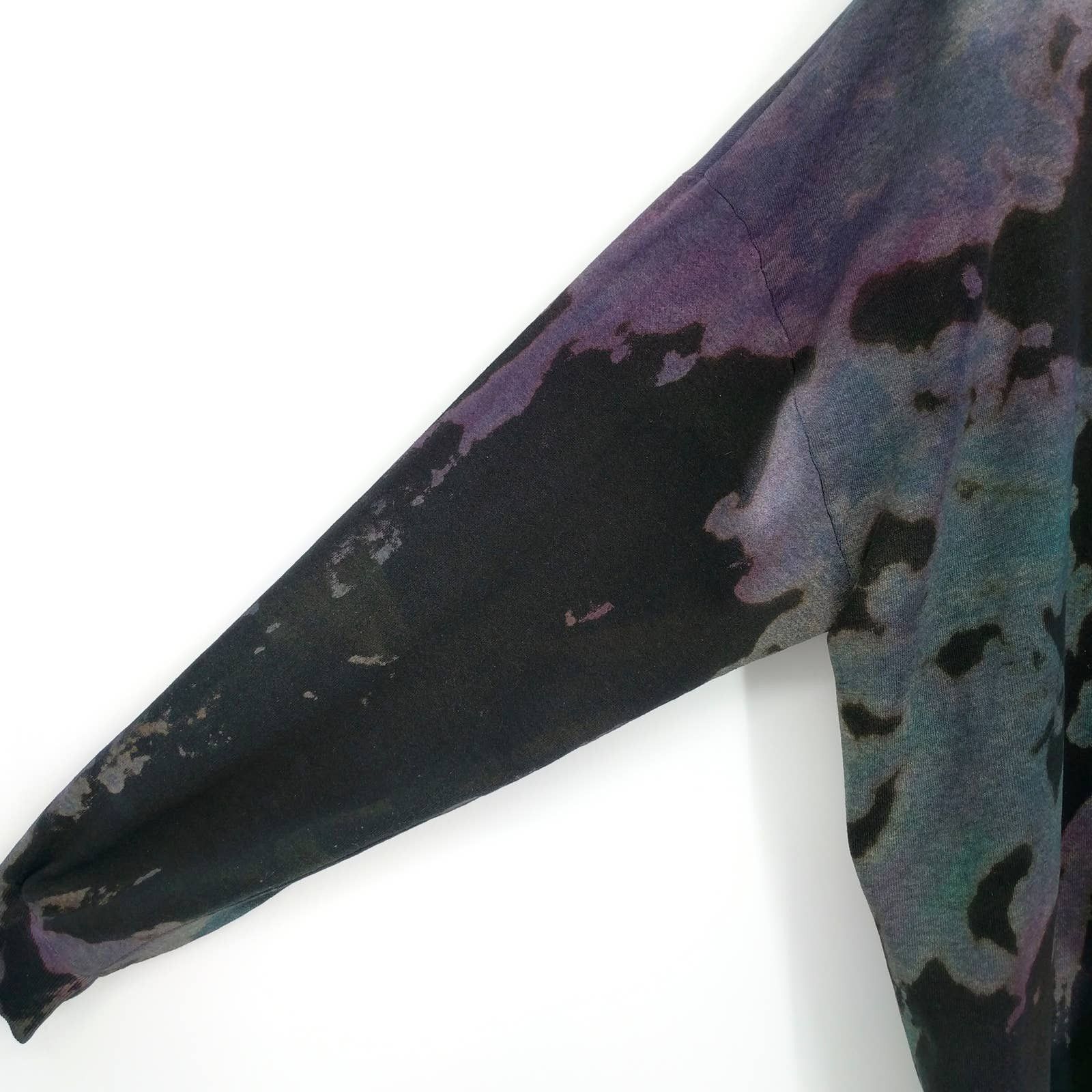 Vintage Vintage Camas Pride Custom Painted Bleach Tie Dye Sweatshirt Size US XXL / EU 58 / 5 - 7 Thumbnail
