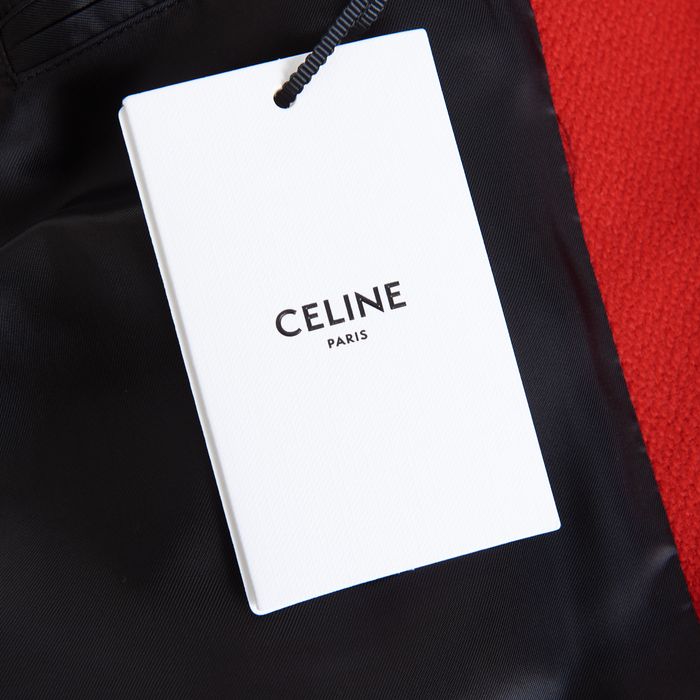 Celine Rhinestone Loose T-shirt In Cotton Jersey Black/Red Men's - FW22 - US